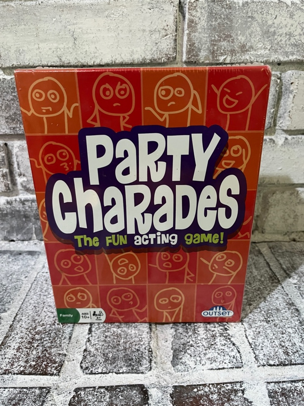 Party Charades Kids Game - Orange Family Acting Game by Outset